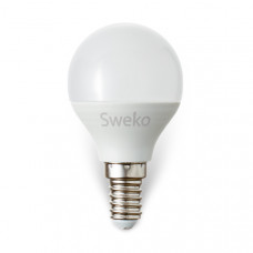 Светодиодная лампа Sweko 42 серия 42LED-G45-5W-230-6500K-E14-P