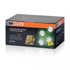 Садовый светильник WOLTA SOLAR Kotte, пластик, 33см (Kotte)