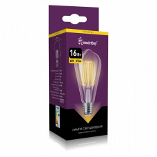 Светодиодная (LED) Лампа ART Smartbuy-ST64-16Вт/2700К/E27 (SBL-ST64Art-16-27K-E27)
