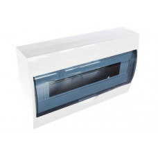 731-2000-018 LUXRAY Бокс с прозр.крышкой ЩРН-П-18 для наружной уст. 18-и модульных устройств
