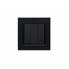 ВЫКЛЮЧАТЕЛЬ 3 КЛАВ. 1 ВХОД 3 ВЫХОДА KAREA LINE STAR ЧЕРНЫЙ