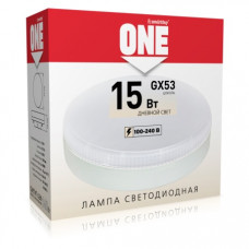 Светодиодная (LED) Tablet GX53 ONE Smartbuy-15W/4000K 