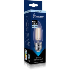 Светодиодная (LED) Лампа FIL Smartbuy-C37-12Вт/4000К/E27 (SBL-C37F-12-40K-E27)