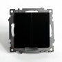 Переключатель 1-клавишный (механизм), STEKKER GLS10-7107-05, 250V, 10А, серия Катрин, черный