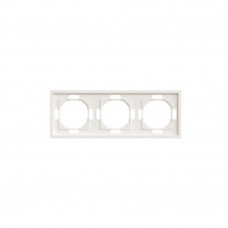 Рамка STEKKER, PFR00-5003-08 3-местная, серия Эмили, кашемир, soft touch