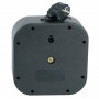 HM16-4-03-USB  Удлинитель 4-местный с/з, 3x1,5мм2, 3м, 230В, 16А, 2USB+1С, 2,4А, черный