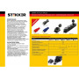Розетка переносная 4-местная c/з, STEKKER, RST16-24-44, 250В, 16А, IP44, черный