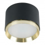 Светильник потолочный Feron Barrel DUET HL459 12W, 230V,GX53, черный + золото IP20