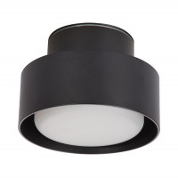 Светильник потолочный Feron HL367 Barrel AURA 12W, 230V, GX53, чёрный IP44