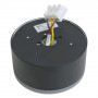 Светильник потолочный Feron HL456 12W, 230V, GX53, черный