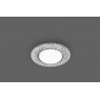 Светильник встраиваемый с белой LED подсветкой Feron CD4021 потолочный GX53 без лампы прозрачный