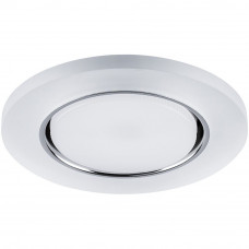 Светильник встраиваемый с белой LED подсветкой Feron CD5020 потолочный GX53 без лампы, белый матовый