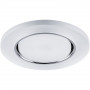 Светильник встраиваемый с белой LED подсветкой Feron CD5020 потолочный GX53 без лампы, белый матовый