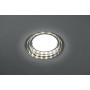 Светильник встраиваемый с белой LED подсветкой Feron CD5024 потолочный GX53 без лампы, матовый