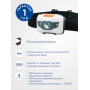 Фонарь налобный Feron TH2302 на батарейках 3*AAA, 1LED+2RED IP44, пластик