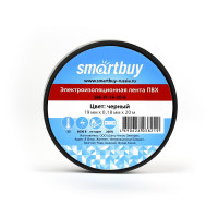 Изолента Smartbuy,  0.18х19мм, 20 метров, черная