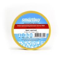 Изолента Smartbuy,  0.13х15мм, 10 метров, желтая