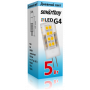Светодиодная (LED) Лампа Smartbuy-G4-220V-5W/4000/G4