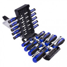Отвертки в наборе, 44 предмета, головки, TORX, SL, PH, СR-V сталь Smartbuy PRO TOOLS (SBT-PRO-SCN-44