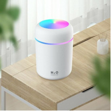 Увлажнитель воздуха VKL-AD-102 портативный, с RGB подсветкой, белый (300 мл, питание от USB), фильтр в комплекте 2шт, Включай