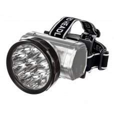 Фонарь налобный аккумуляторный VKL-FL-303, 10LED 1W, 2 режима,  встроен. заряд устройство, коробка VKL electric